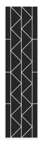 Balmain tessellated tile border by Federation Tiles Factory