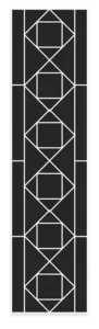 Windsor tessellated tile border by Federation Tiles Factory